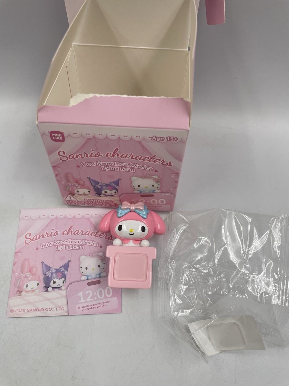Sanrio Characters Bow Sweetheart Series Lying Bean Confirmed - My Melody